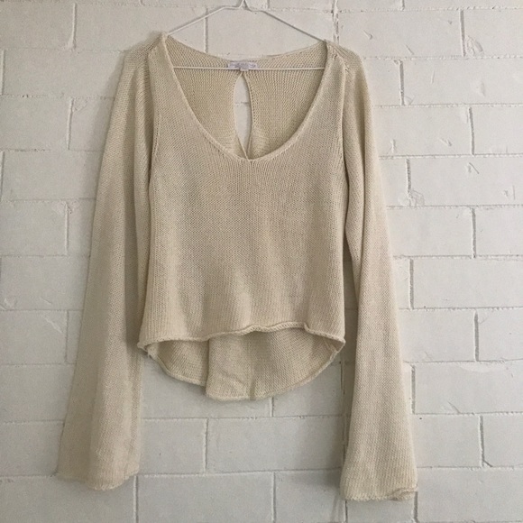 American Eagle Outfitters Sweaters - AMERICAN EAGLE | “Don’t As Why” Cross Back Sweater